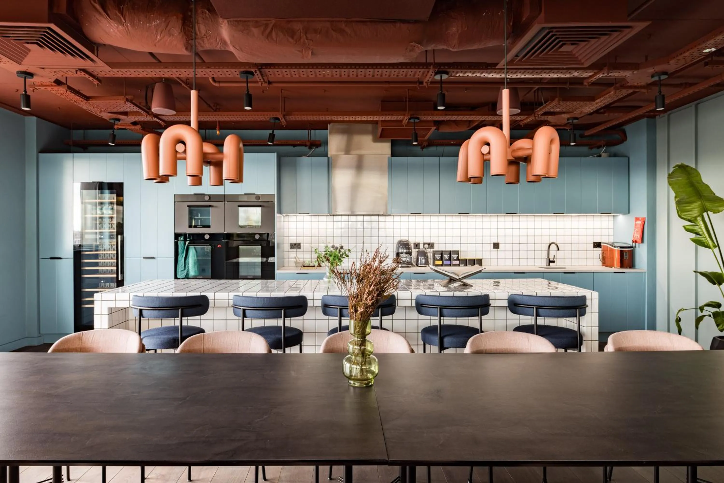 Communal kitchen in Charles Hope Leeds