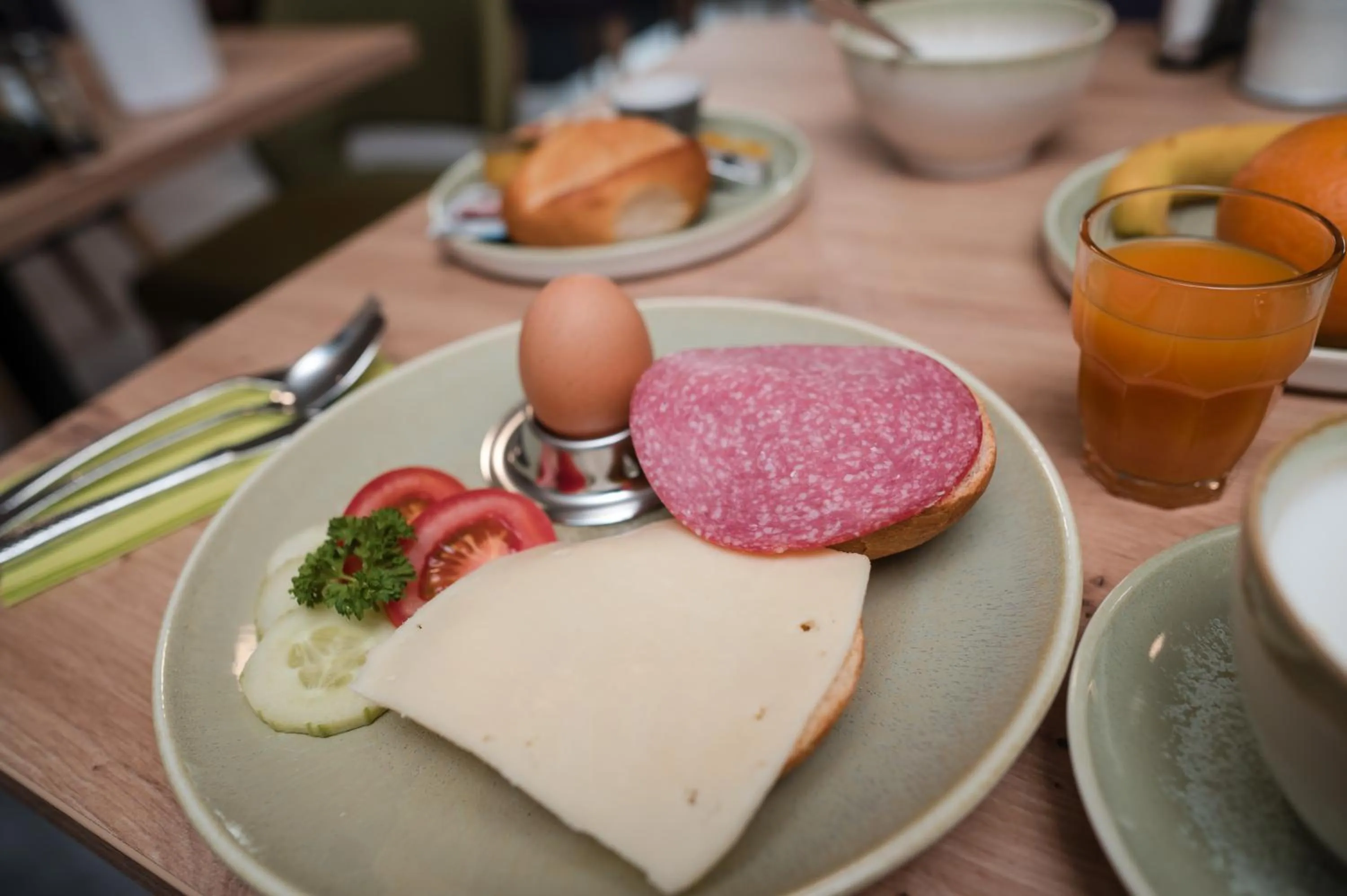 Breakfast in Gasthaus Stroh