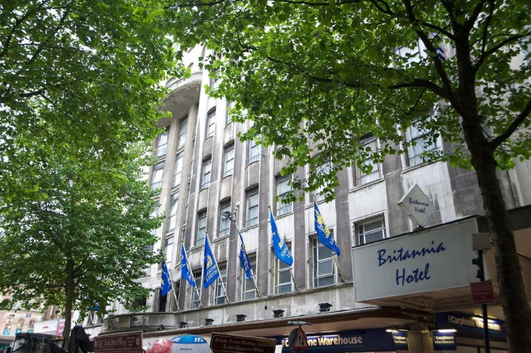Facade/entrance in Britannia Hotel Birmingham New Street Station Birmingham
