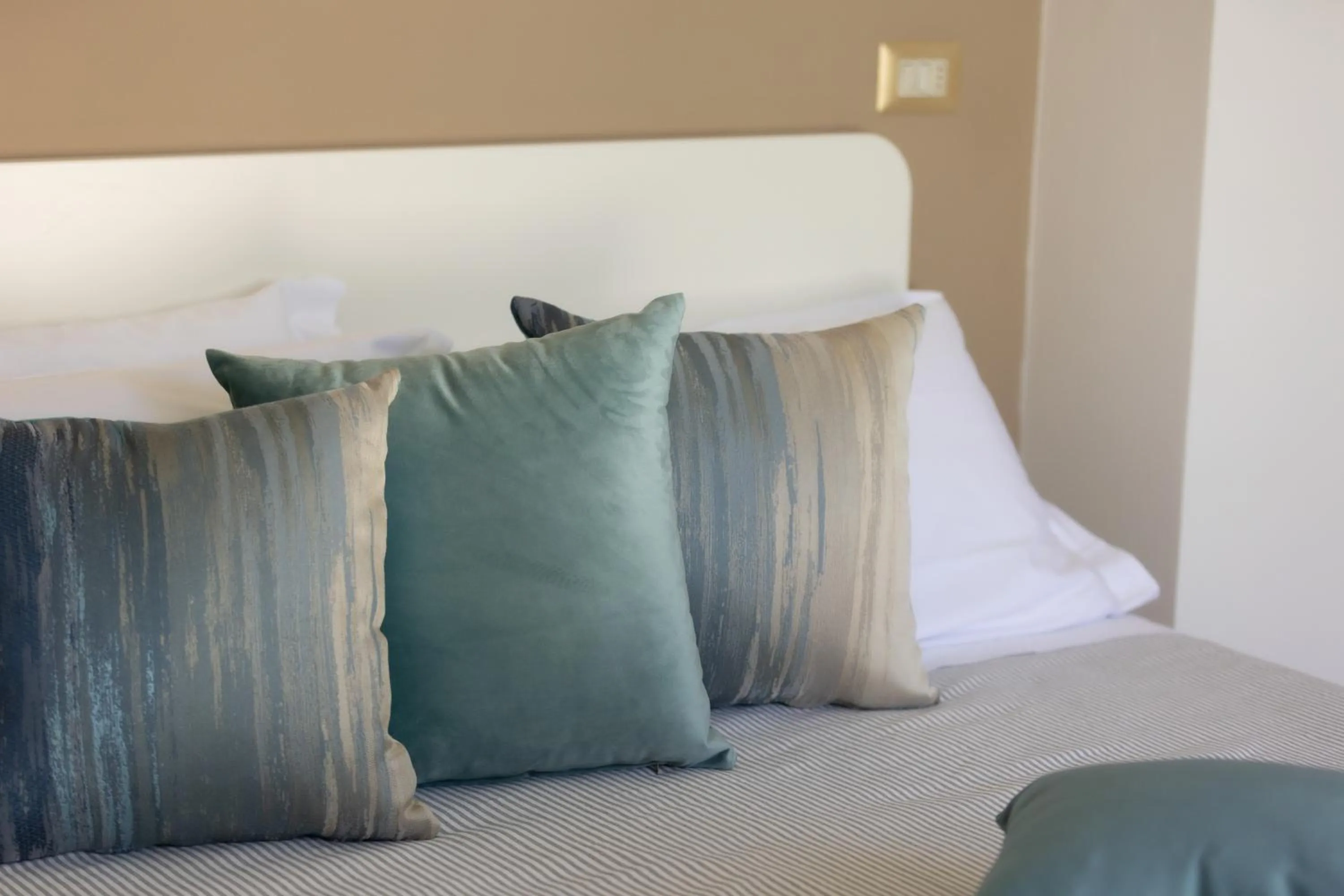 furniture, Bed in Hotel Adriatica con Piscina