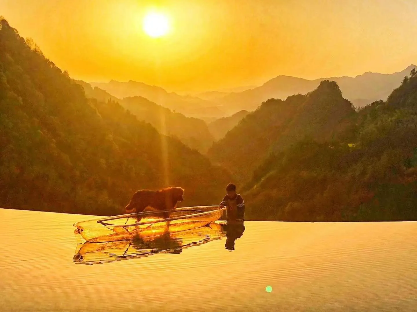 Sunset in No.5 Valley Lodge