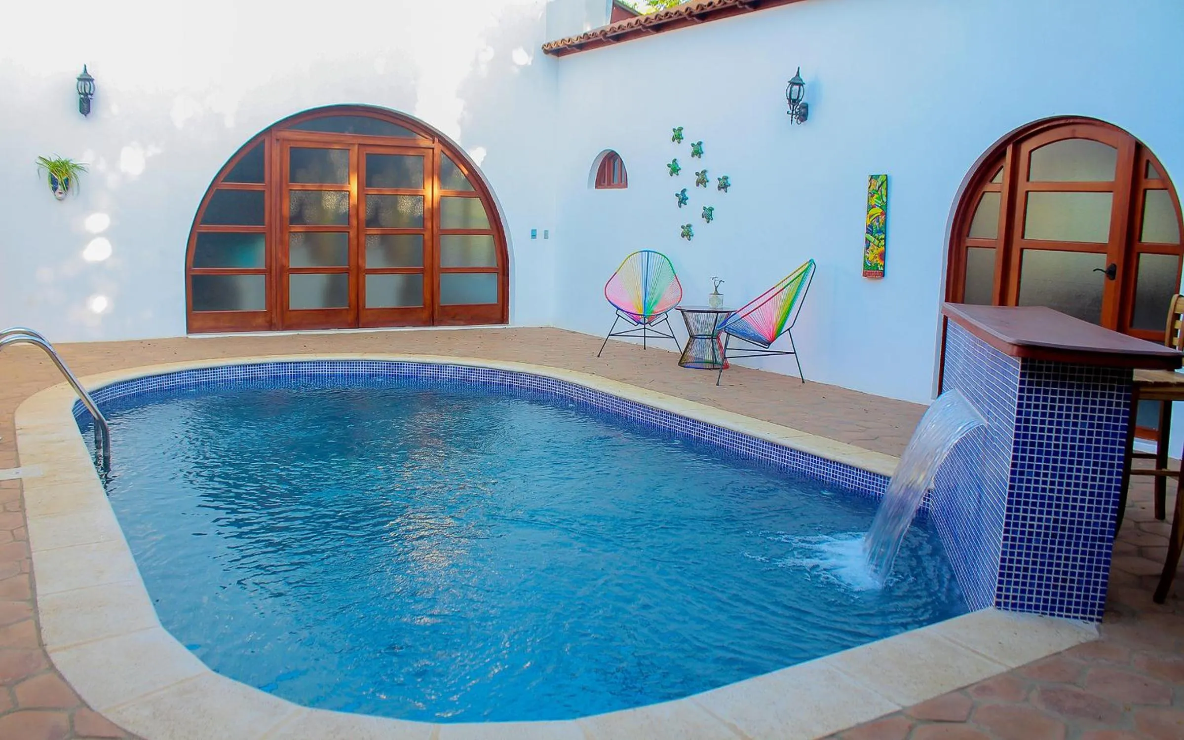 Pool view in Hotel Amigo Nicaragua