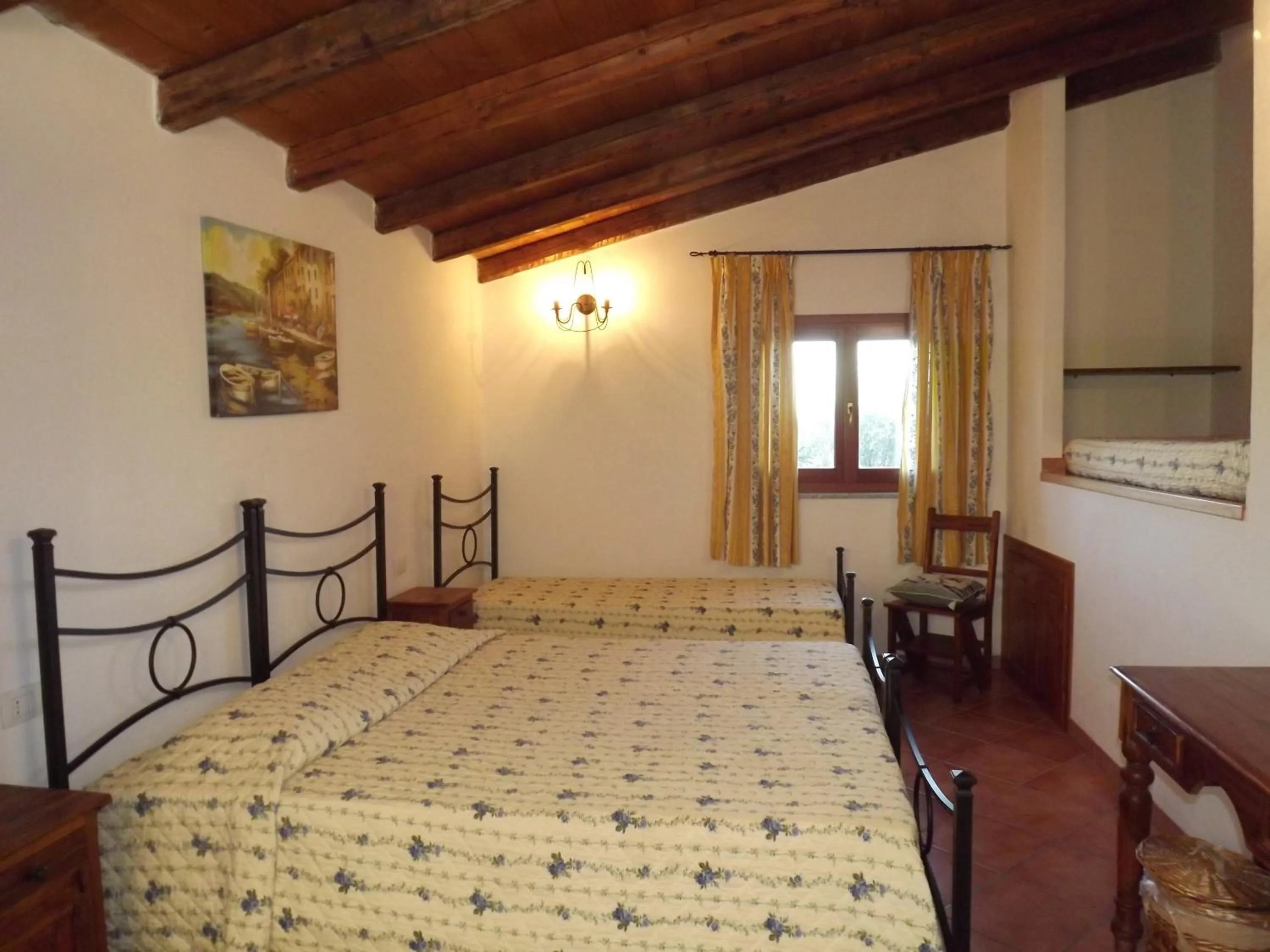 Decorative detail, Bed in Sa Ruscitta