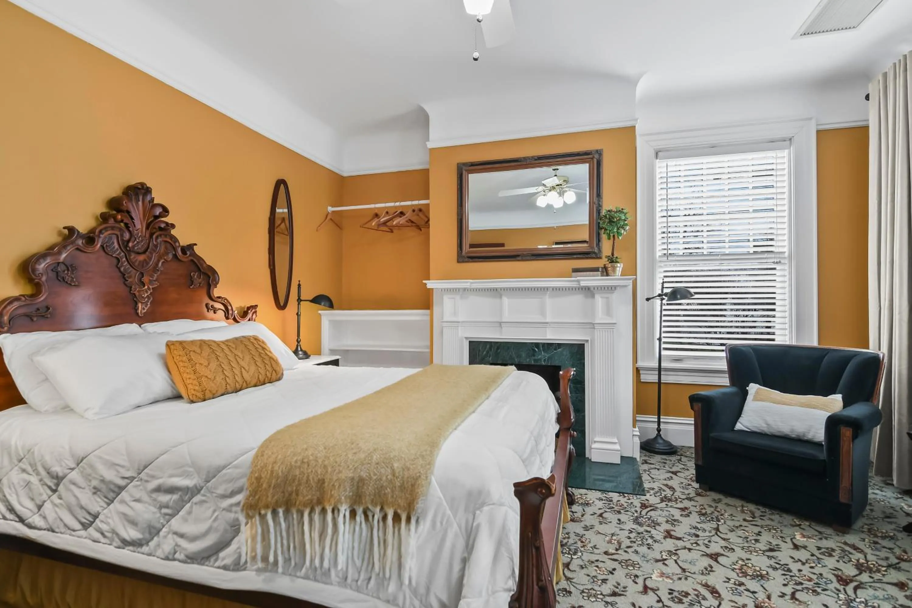 Bed in The Pasfield House