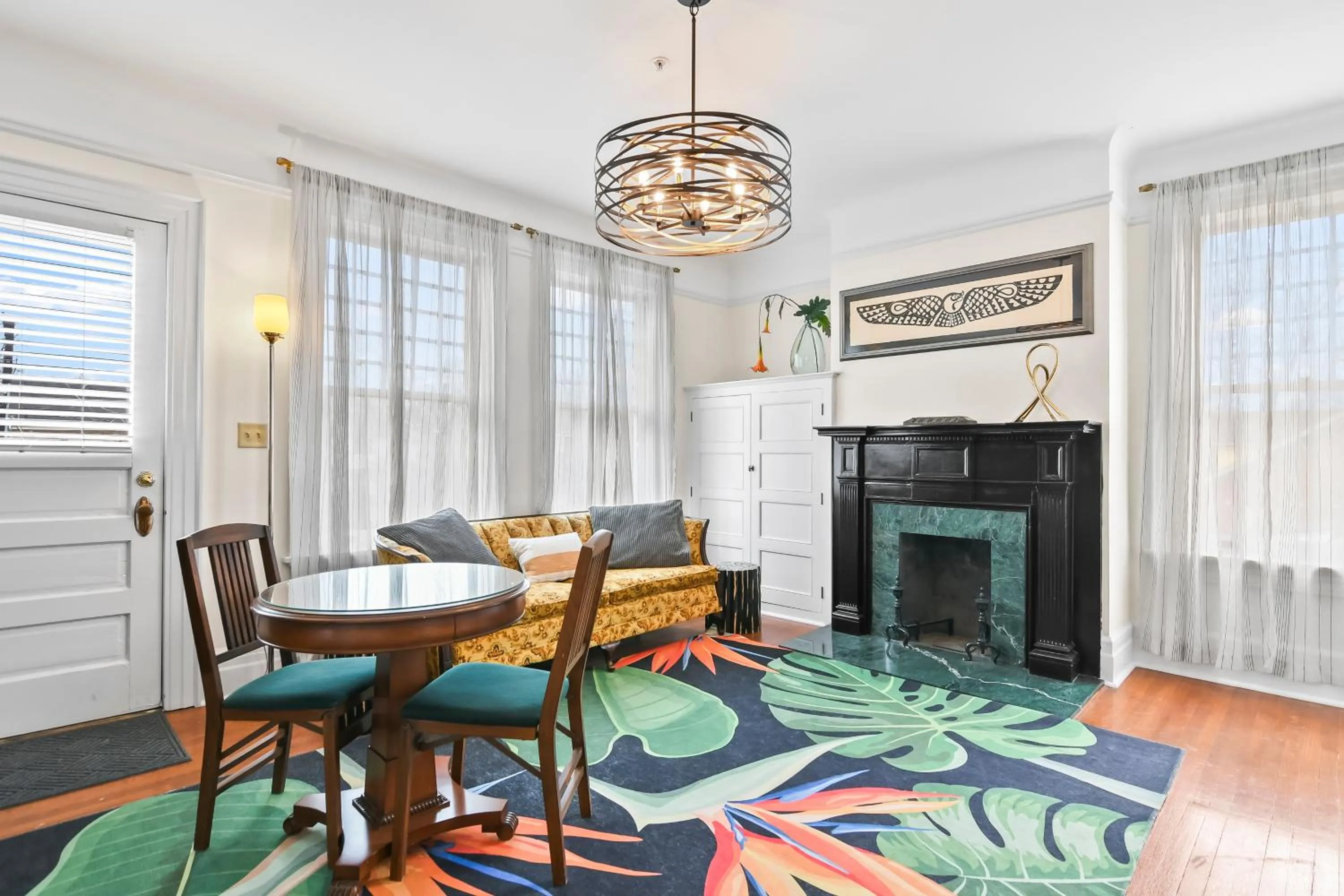 Living room in The Pasfield House