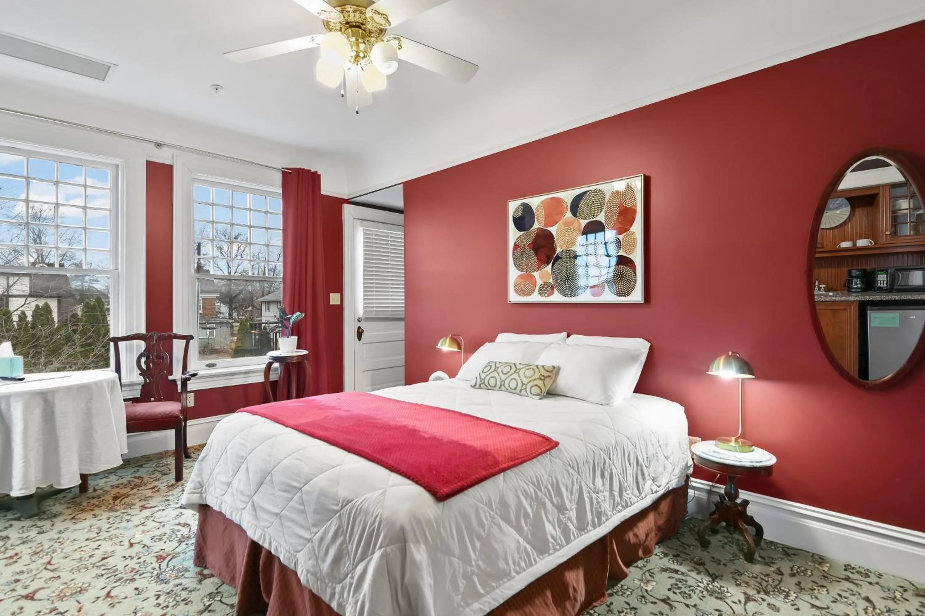 Bed in The Pasfield House