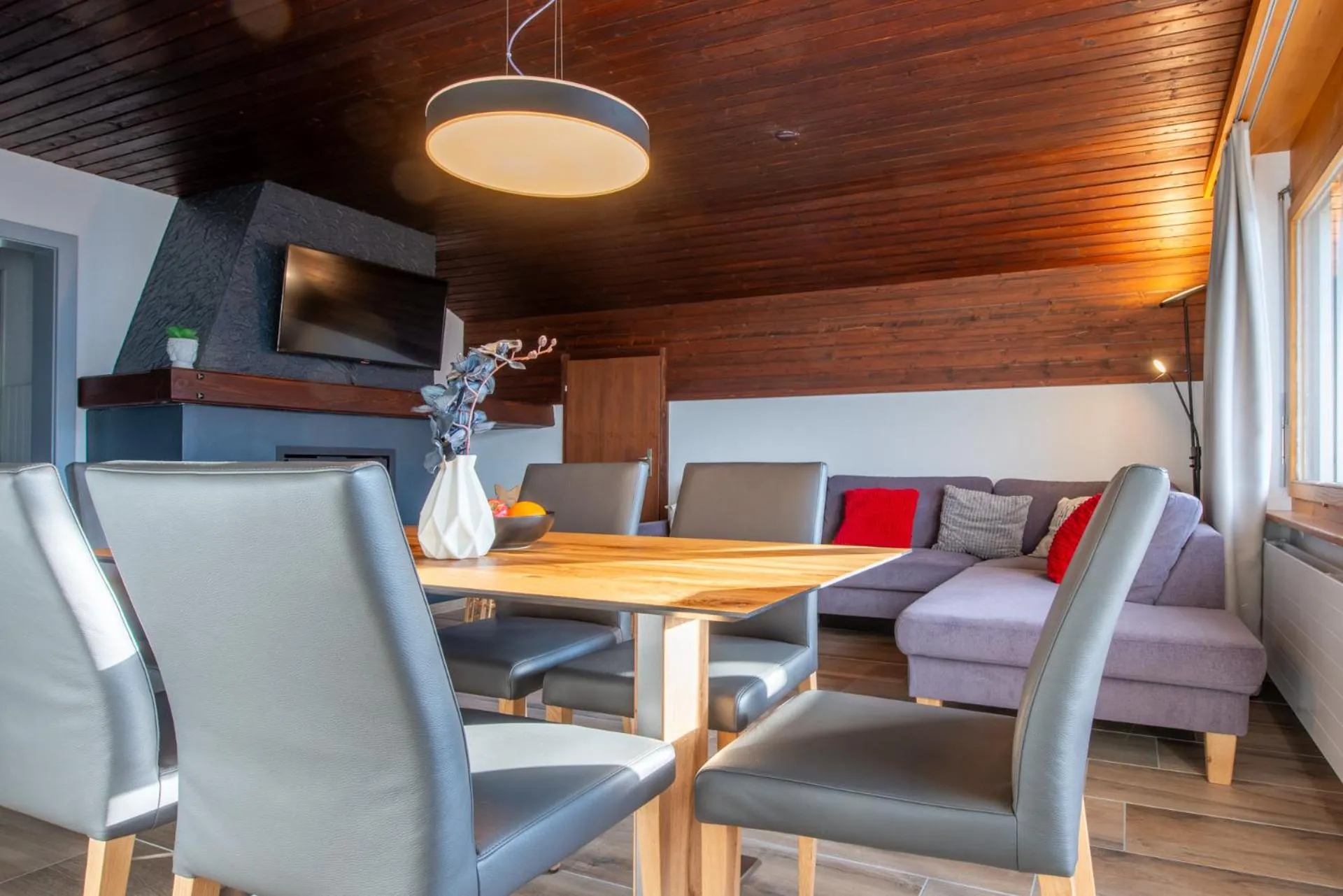 Living room in Ferienwohnungen Zurschmitten