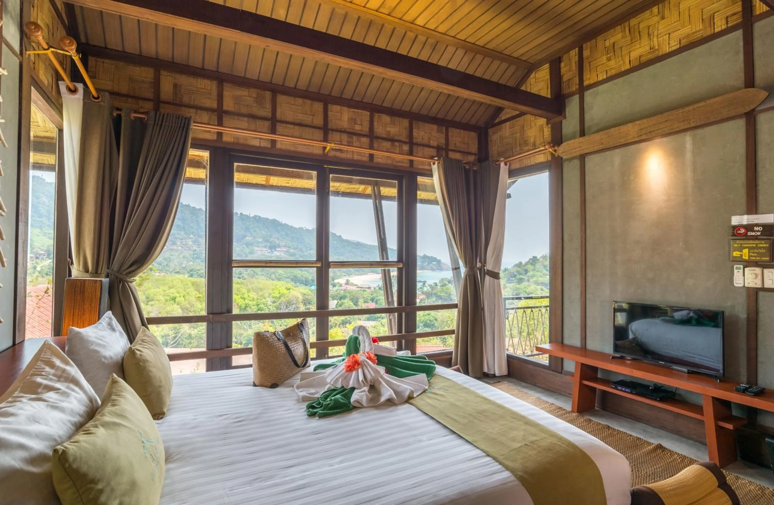 Mountain view, Bed in Alama Sea Village Resort - SHA Extra Plus