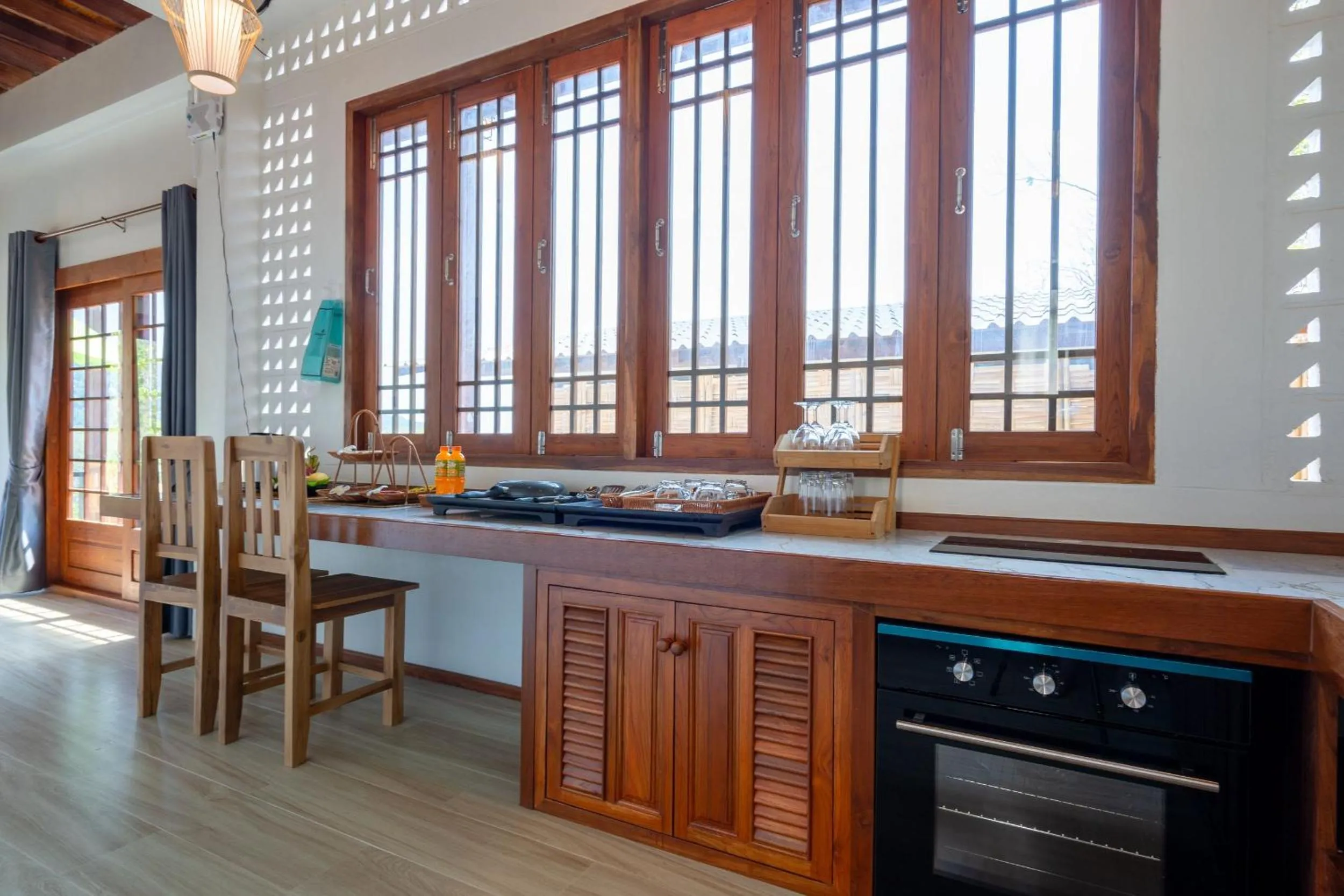 Kitchen or kitchenette in Alama Sea Village Resort - SHA Extra Plus