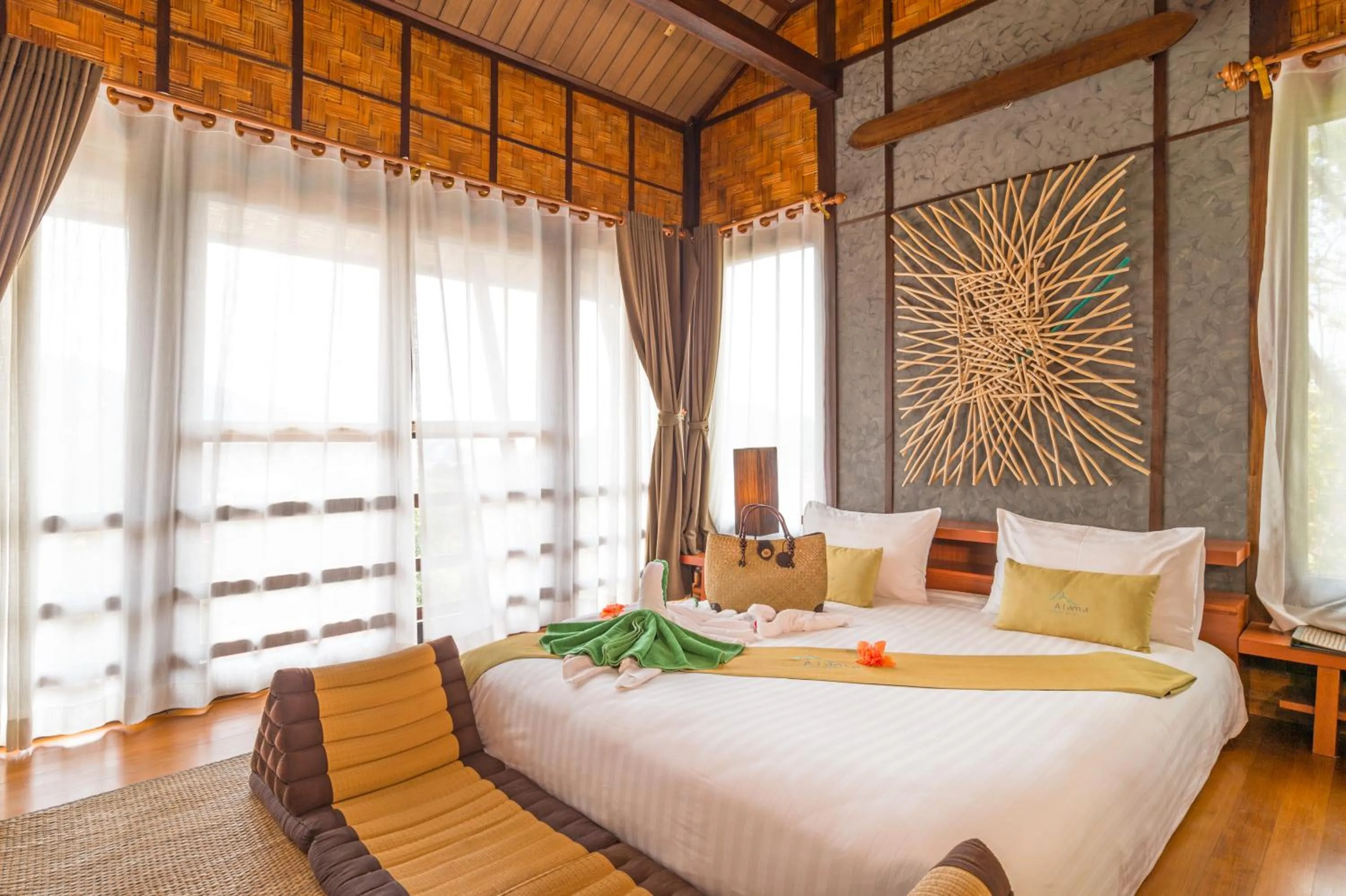 Bed in Alama Sea Village Resort - SHA Extra Plus