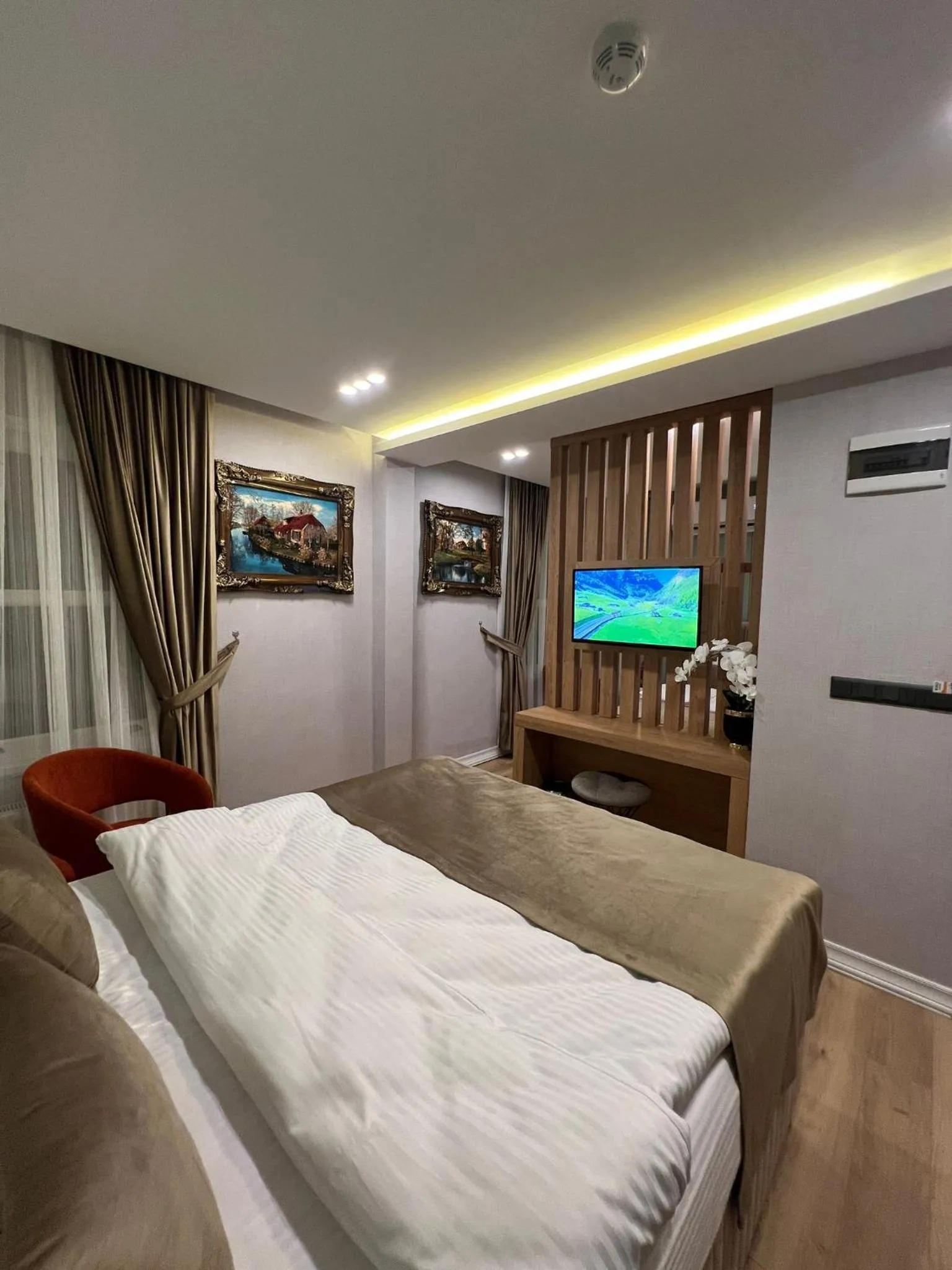 Bed in The Aramis Galata Hotel