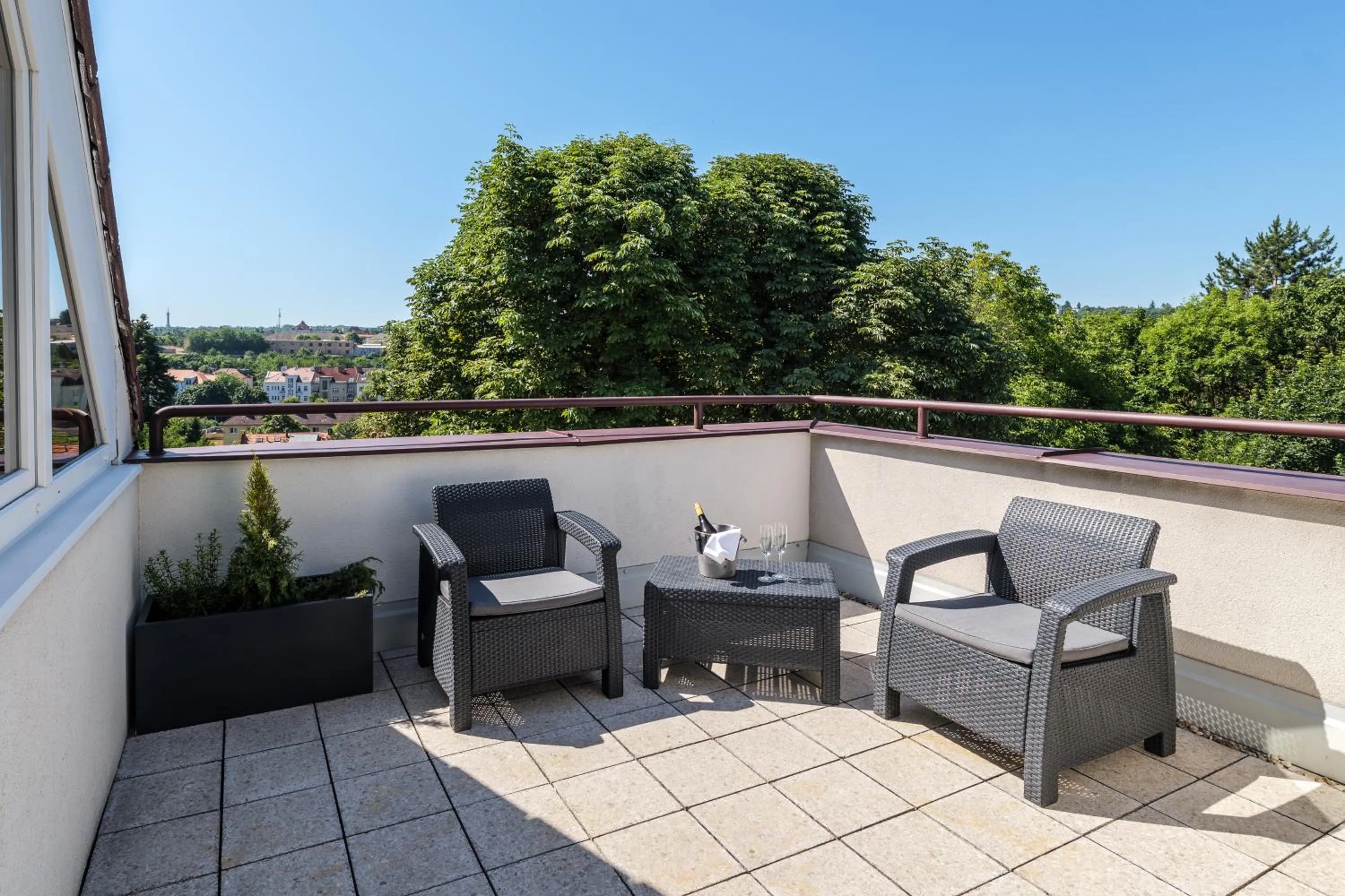 Balcony/Terrace in Hotel Silenzio