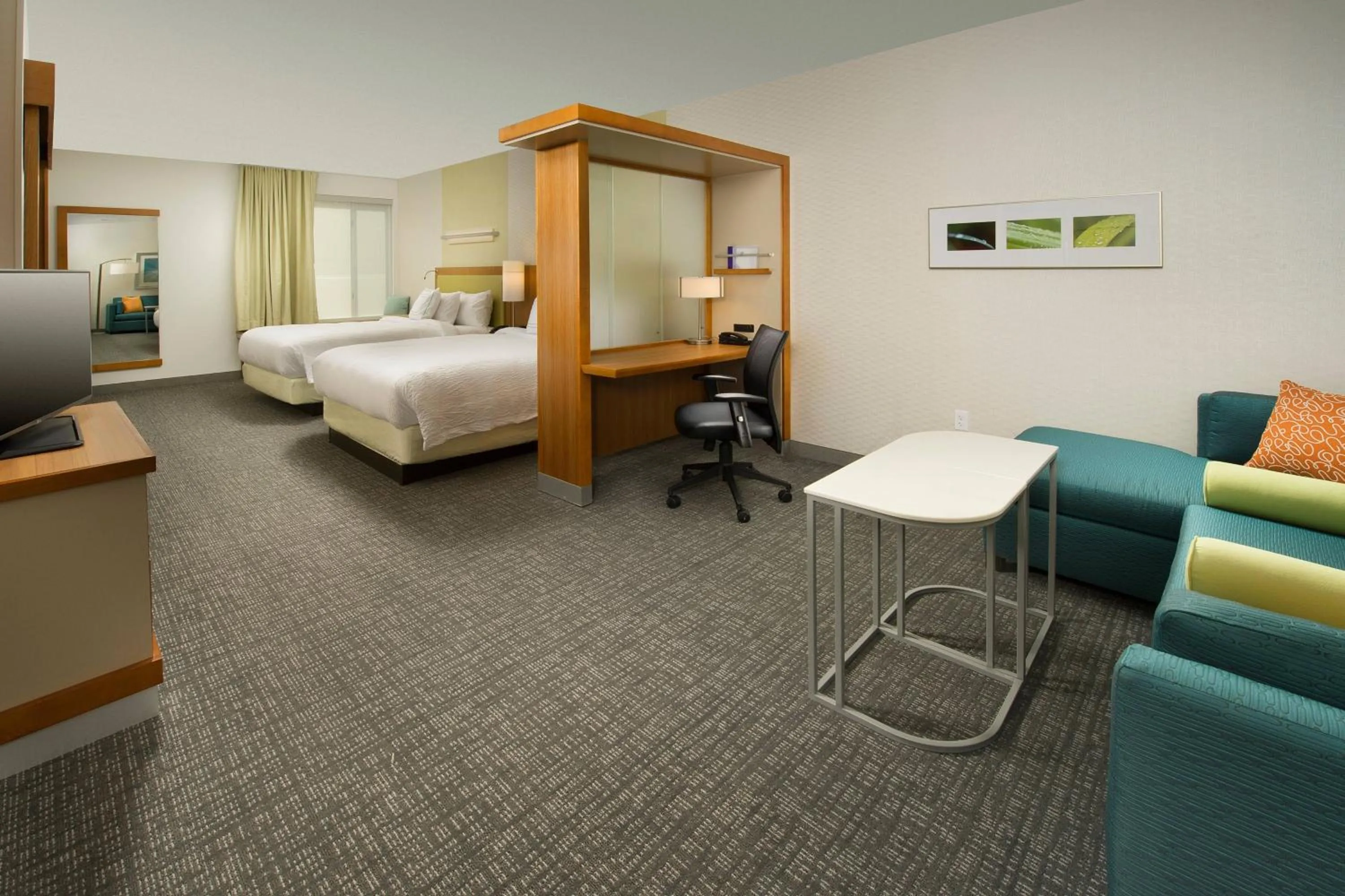 Bedroom, Bed in SpringHill Suites by Marriott Bridgeport Clarksburg
