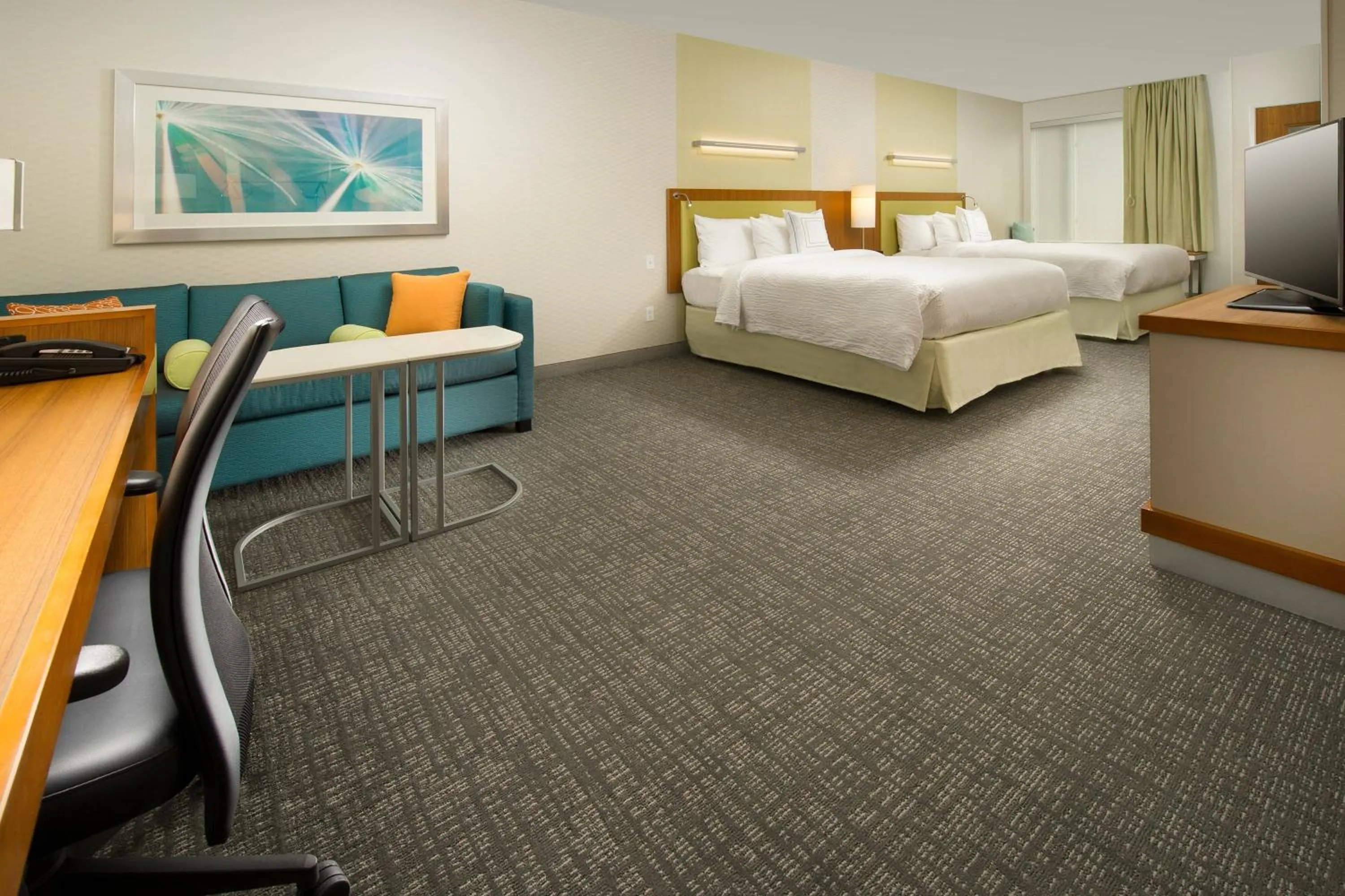 Bedroom, Bed in SpringHill Suites by Marriott Bridgeport Clarksburg