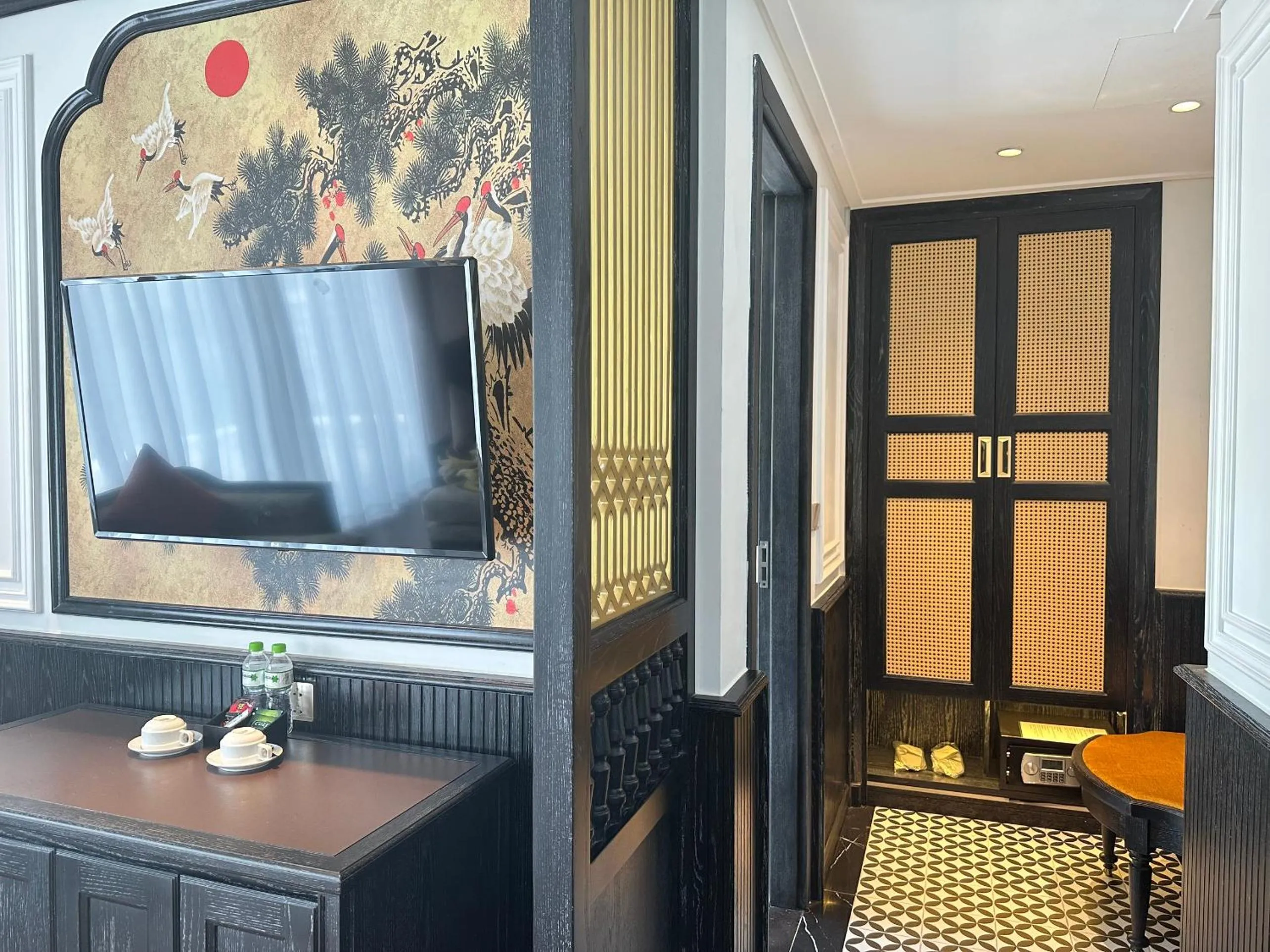 wardrobe in Luxe Paradise Premium Hotel Pham Hong Thai