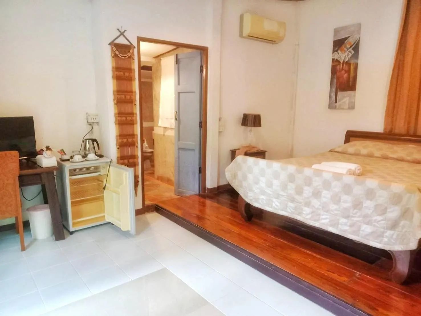 Bed in Kong Garden Resort