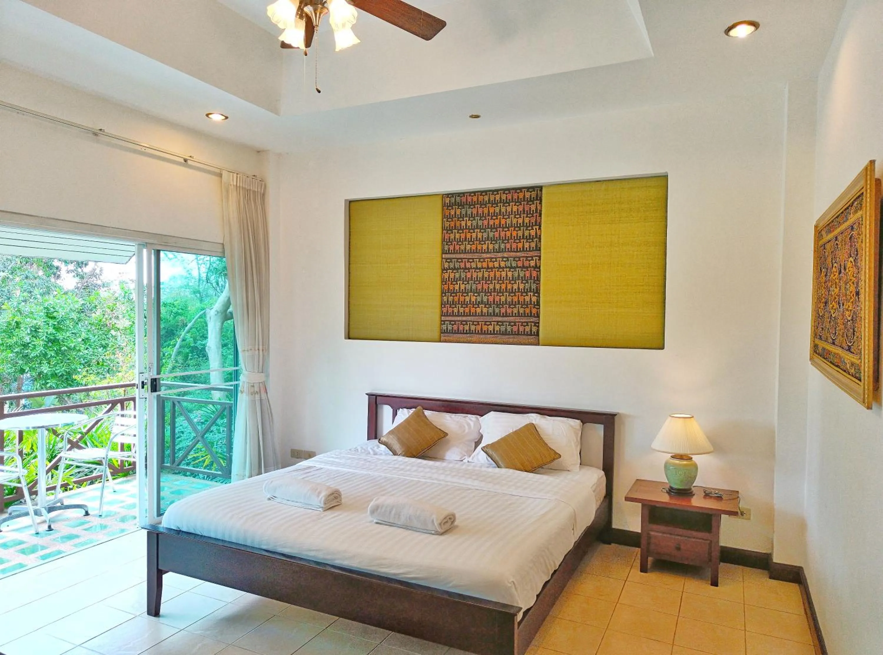 Bed in Kong Garden Resort