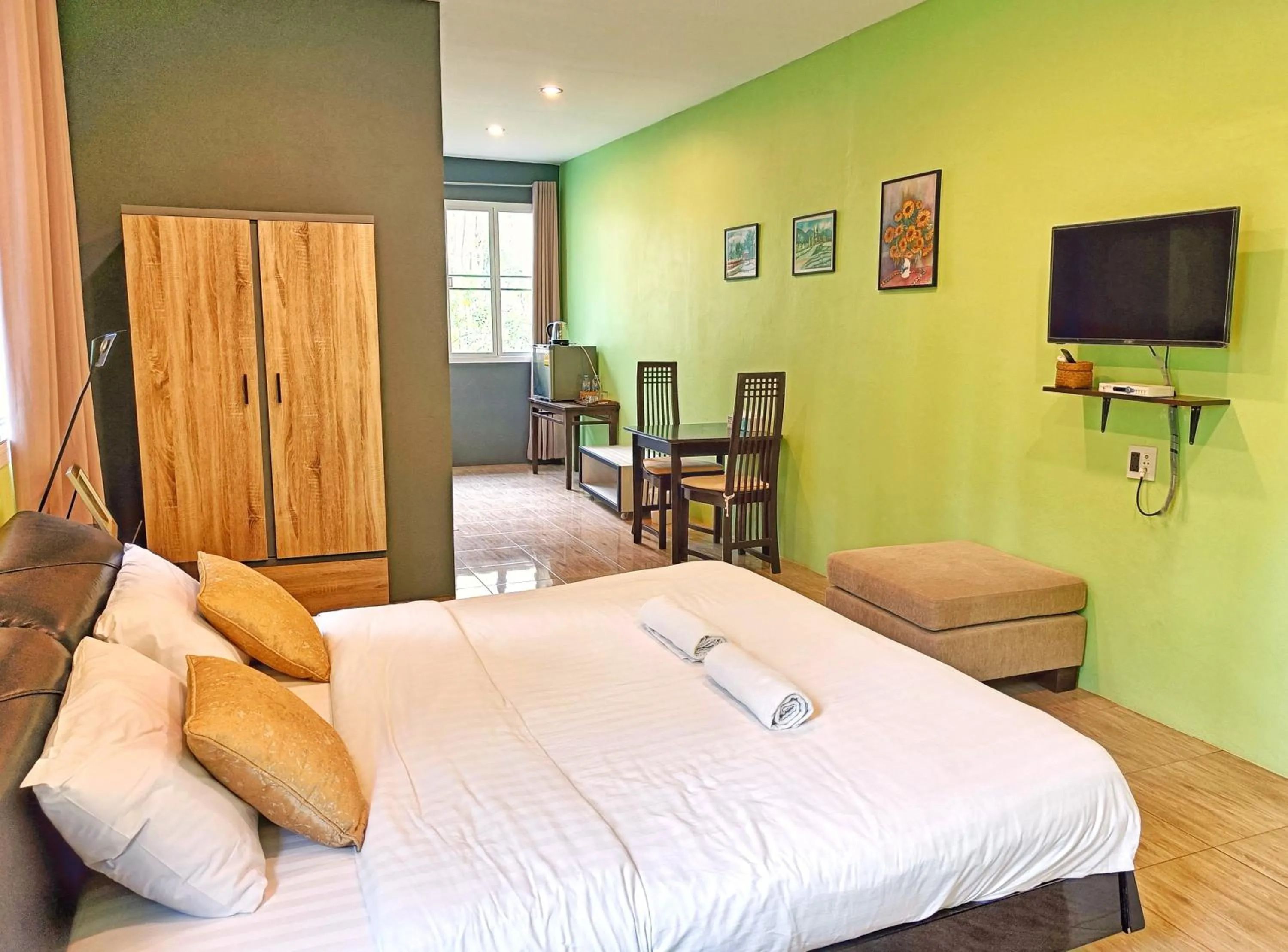 Bed in Kong Garden Resort