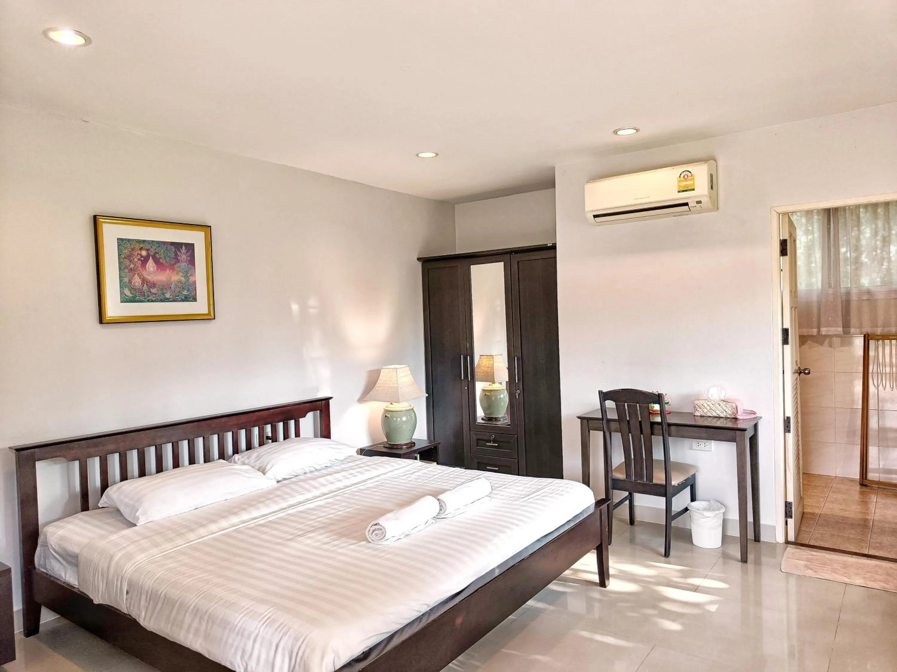 Bed in Kong Garden Resort