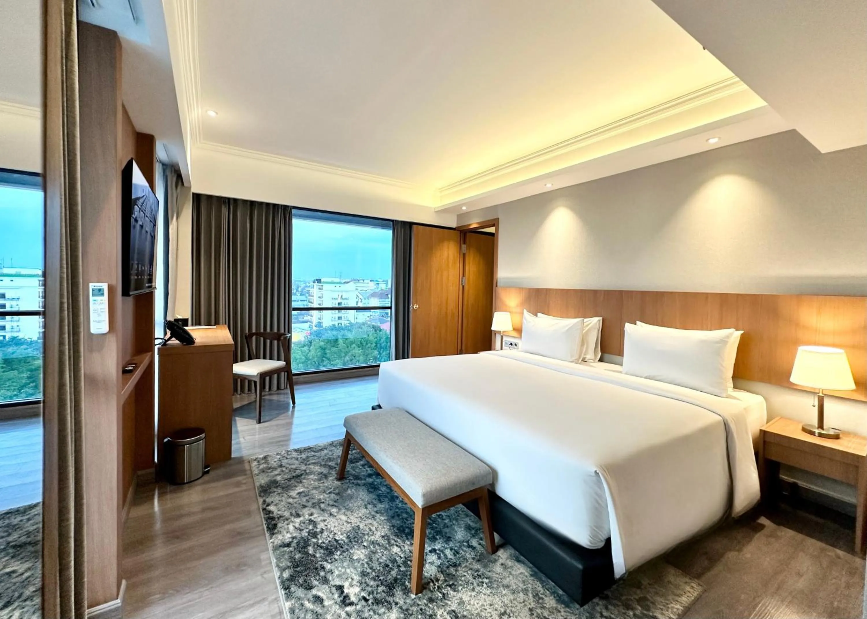 Bed in The Malioboro Hotel & Conference Center