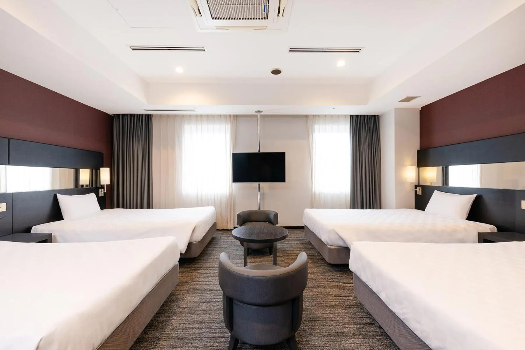 Photo of the whole room, Bed in The OneFive Osaka Namba Dotonbori