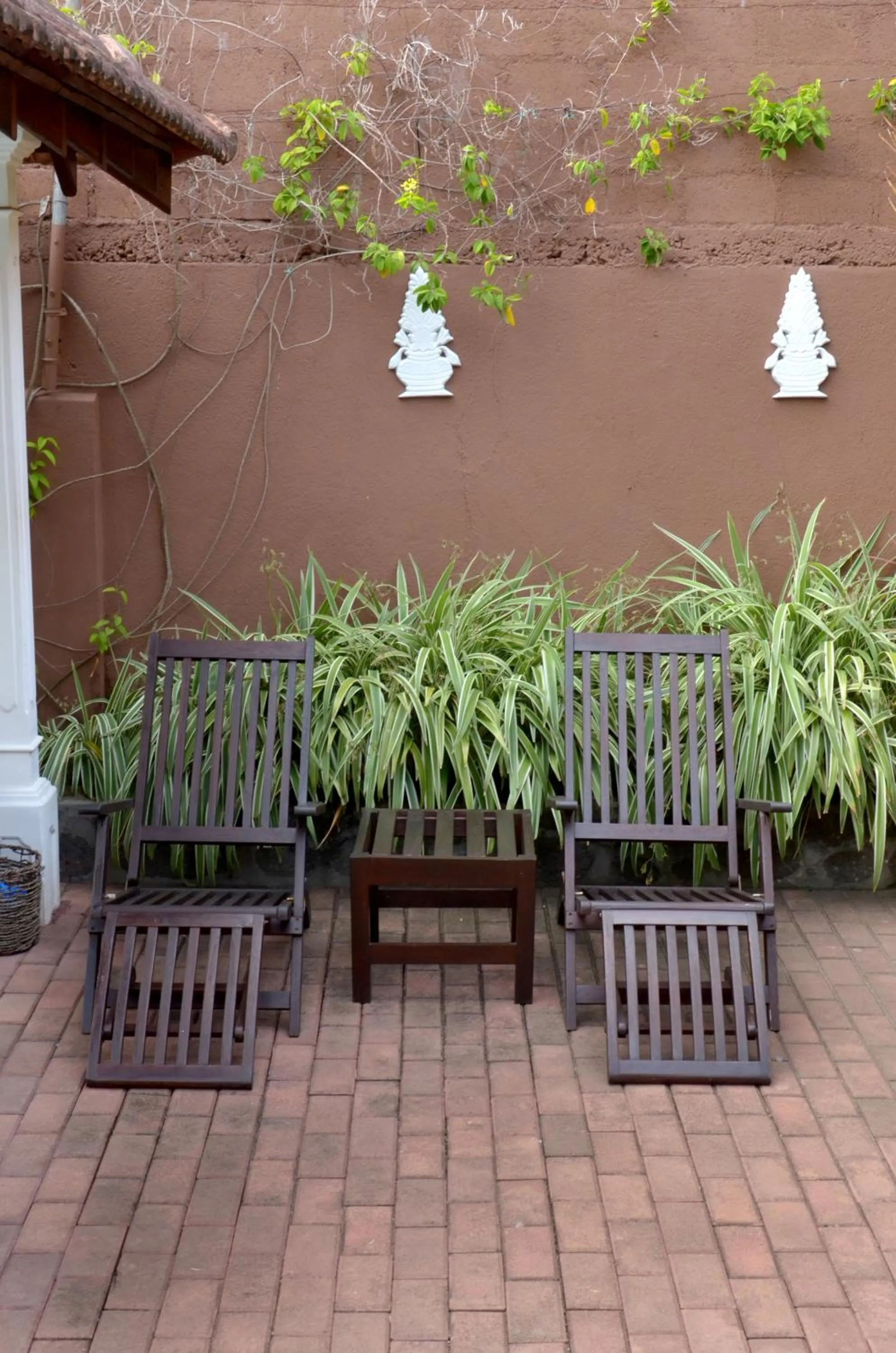 Patio in Ayubowan Guesthouse