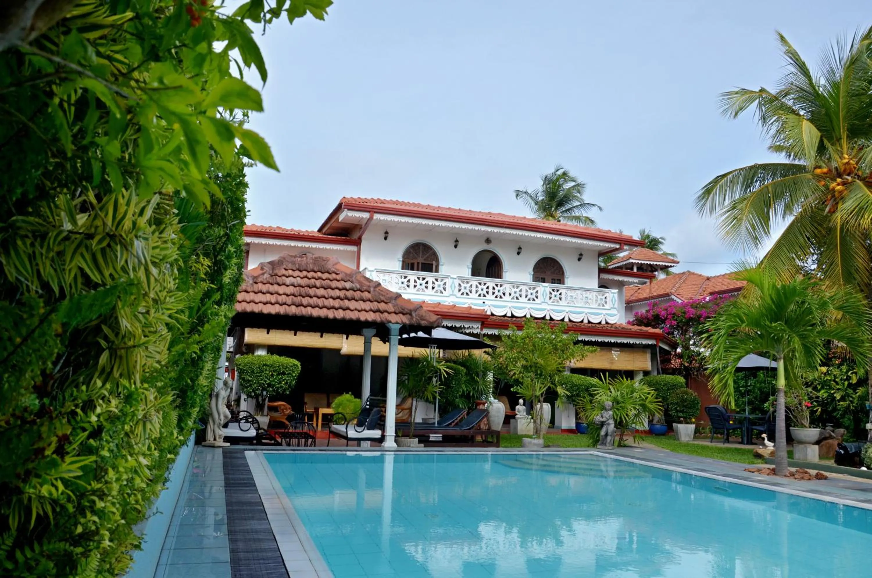 Swimming pool in Ayubowan Guesthouse
