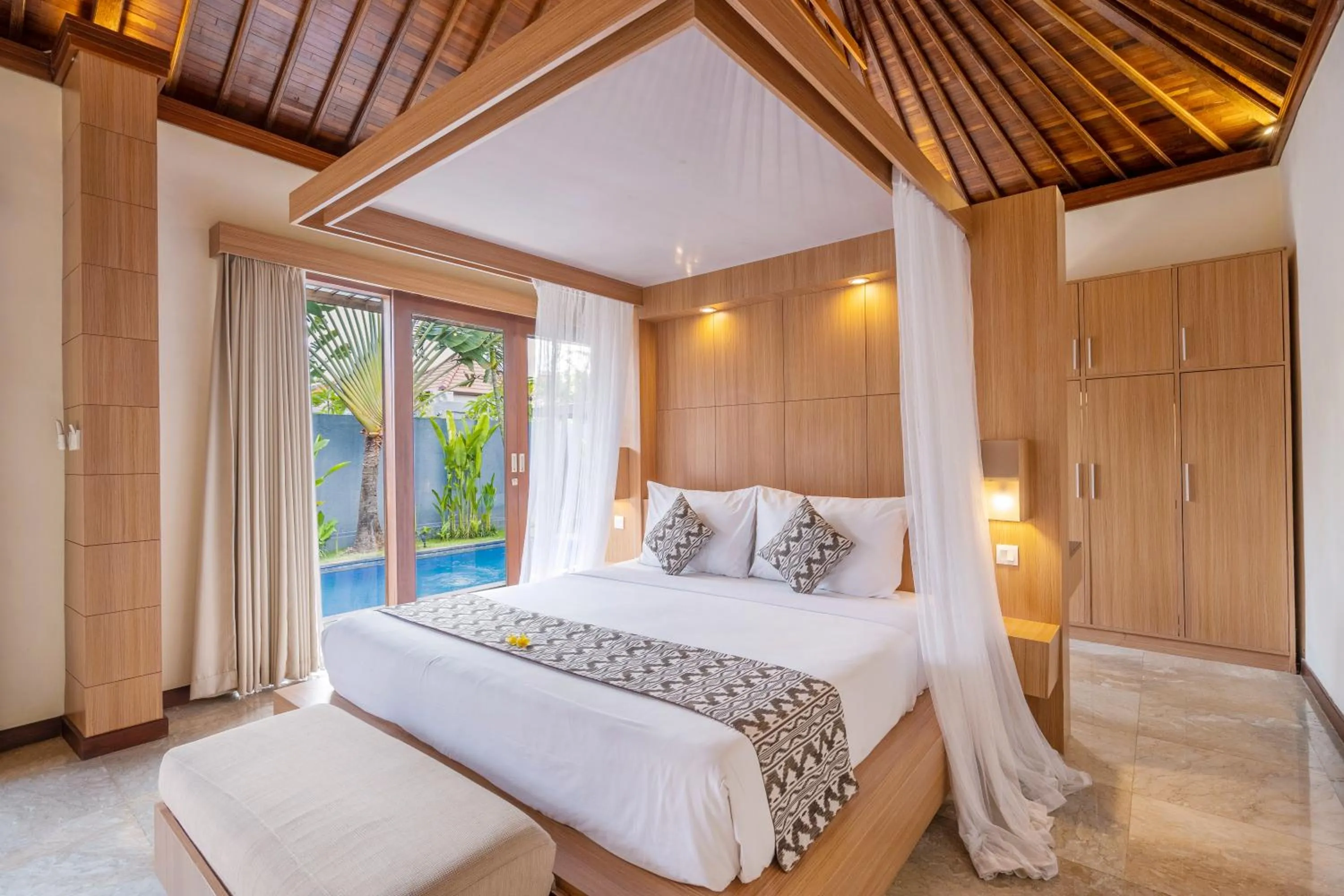 Bed in Kings Villas Sanur by Moria