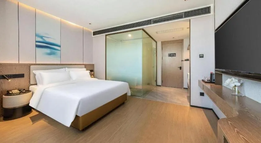 Bed in Yian Business Hotel