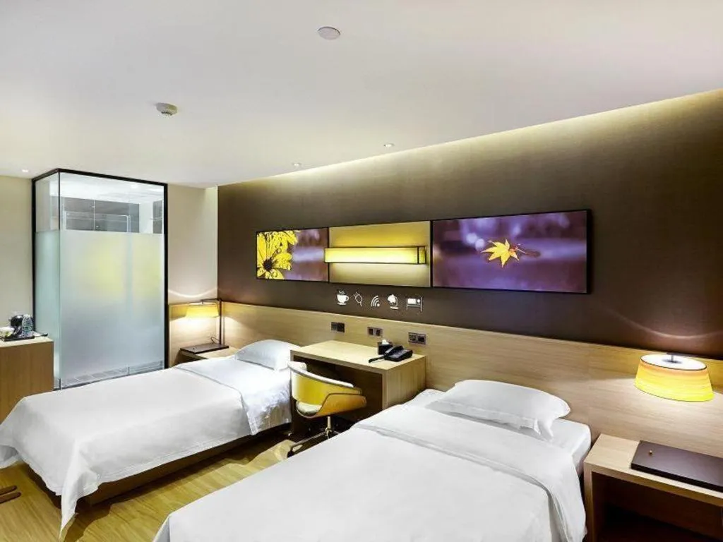 Bed in IU Hotel Beijing Yizhuang Economic Development Zone 2nd Chuangke Street