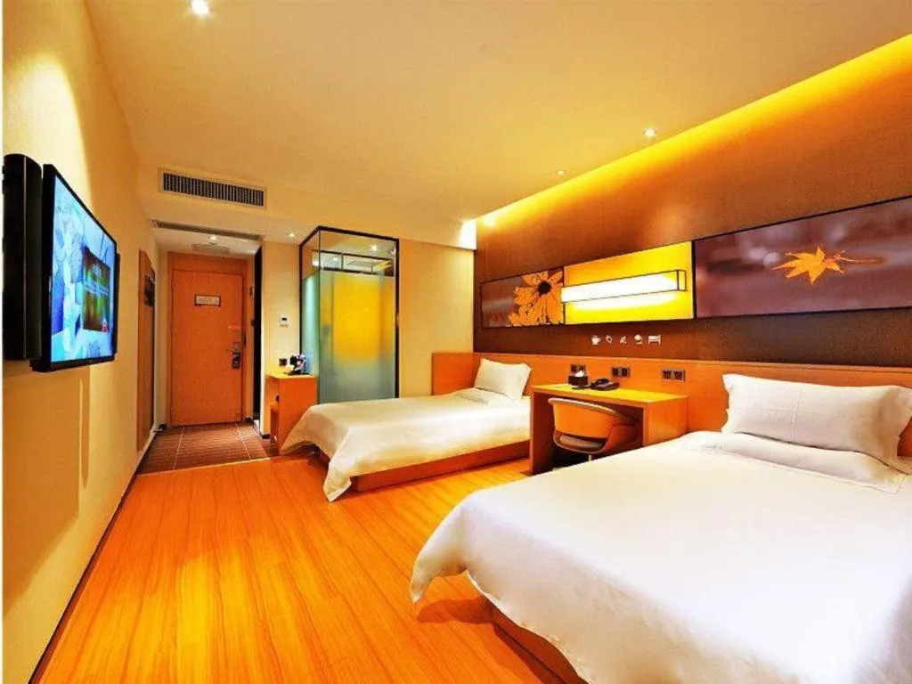 Bed in IU Hotel Beijing Yizhuang Economic Development Zone 2nd Chuangke Street