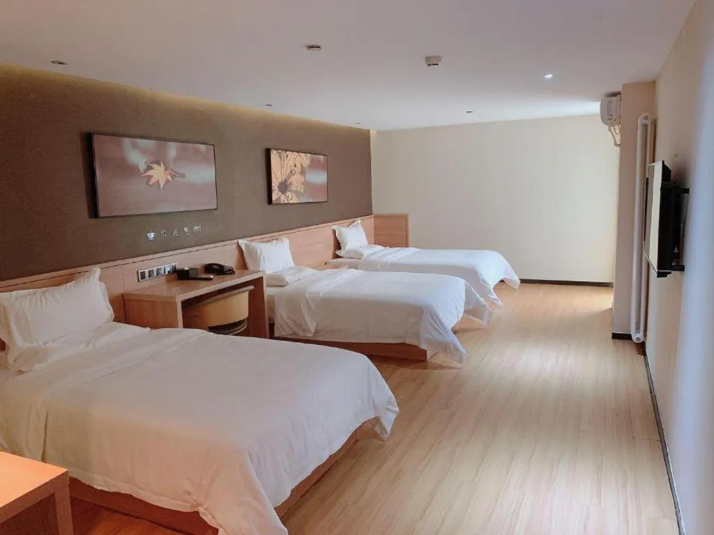 Bed in IU Hotel Beijing Yizhuang Economic Development Zone 2nd Chuangke Street