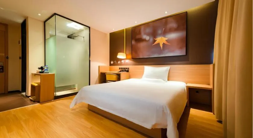 Bed in IU Hotel Beijing Yizhuang Economic Development Zone 2nd Chuangke Street
