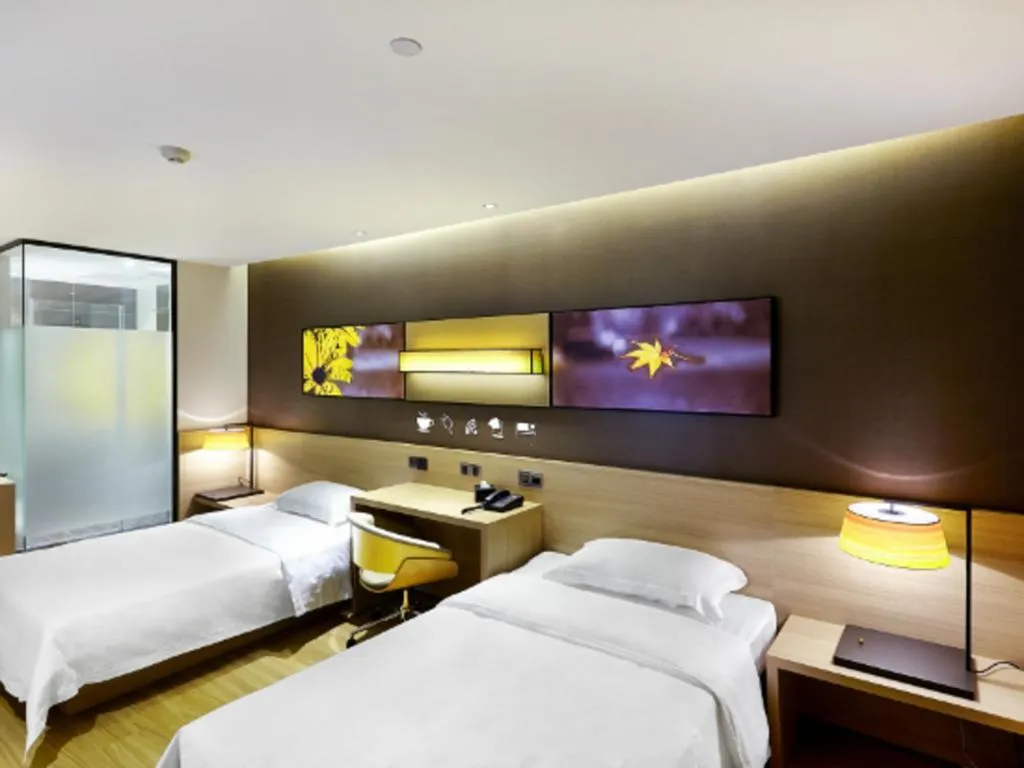 Bed in IU Hotel Beijing Yizhuang Economic Development Zone 2nd Chuangke Street
