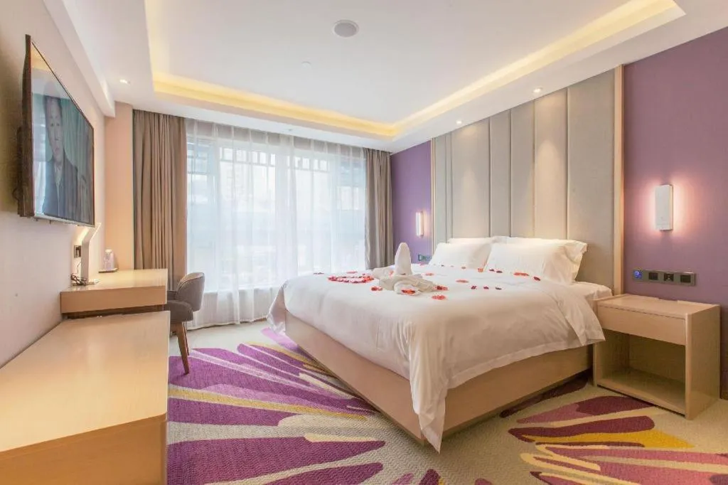 Bed in Lavande Hotel Wuhan Houhu Avenue Xingye Road