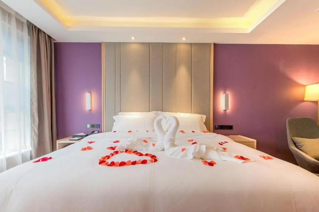 Bed in Lavande Hotel Wuhan Houhu Avenue Xingye Road