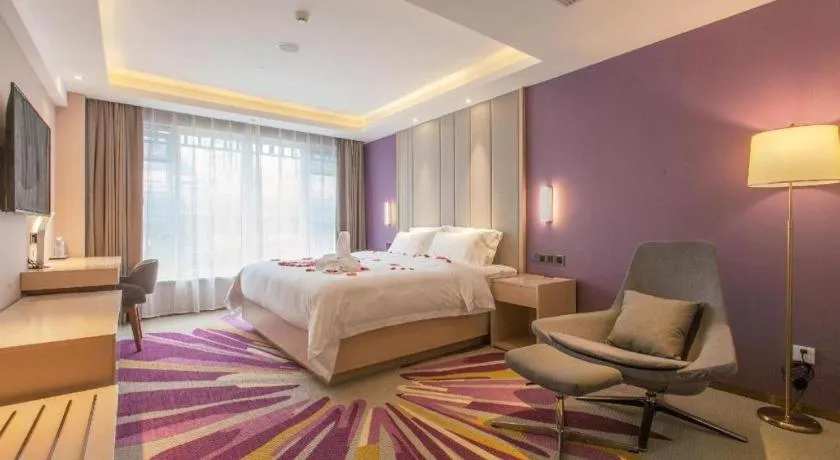 Bed in Lavande Hotel Wuhan Houhu Avenue Xingye Road