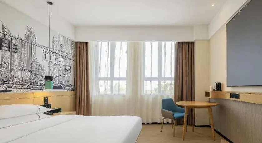 Bed in City Comfort Inn Wuhan Yuanlin Road Metro Station