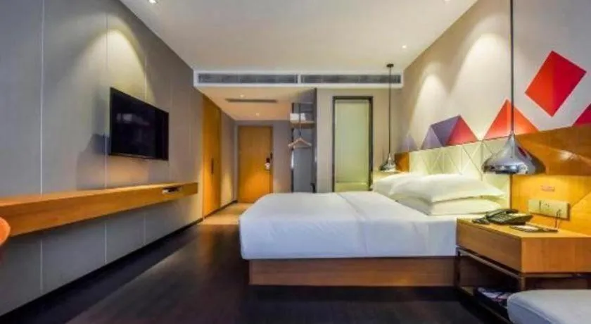 Bed in Borrman Hotel Guangzhou Quzhuang Metro Station