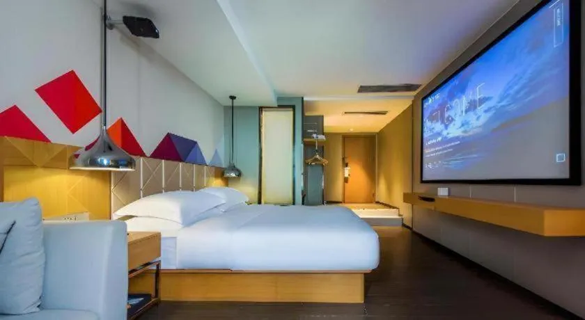 Bed in Borrman Hotel Guangzhou Quzhuang Metro Station