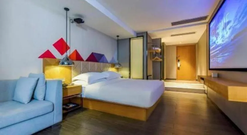 Bed in Borrman Hotel Guangzhou Quzhuang Metro Station