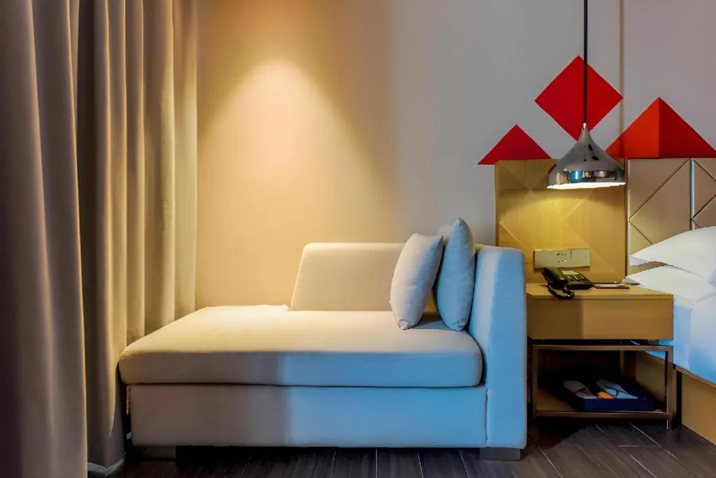 Bed in Borrman Hotel Guangzhou Quzhuang Metro Station