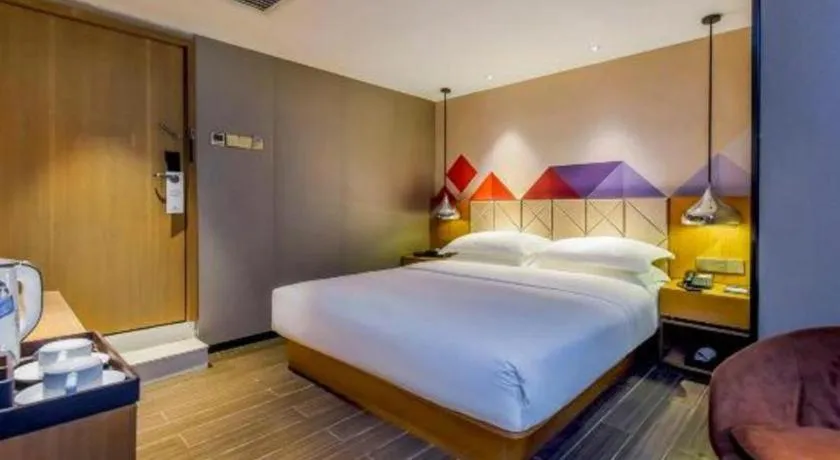Bed in Borrman Hotel Guangzhou Quzhuang Metro Station