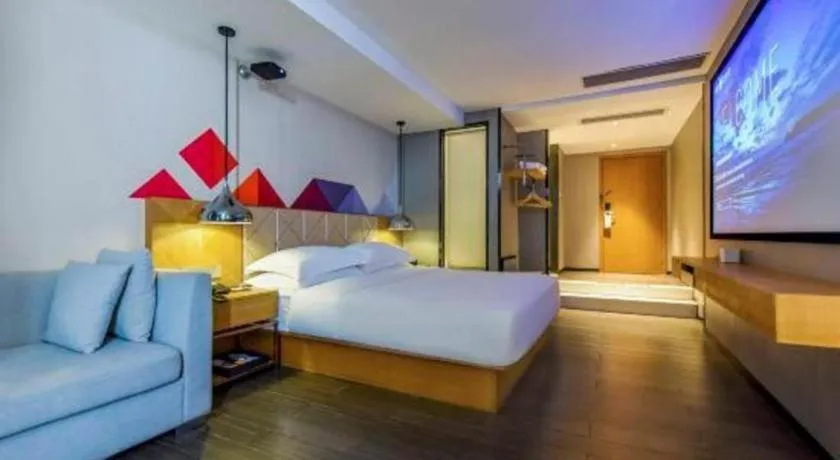 Bed in Borrman Hotel Guangzhou Quzhuang Metro Station