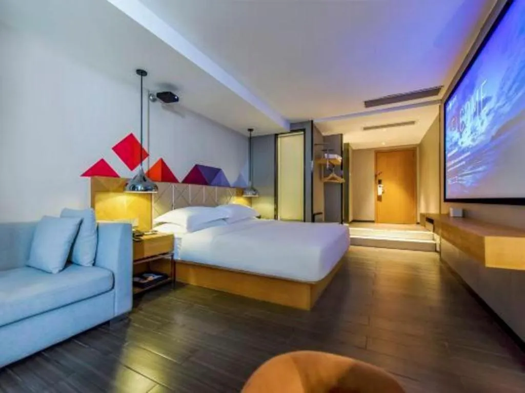 Bed in Borrman Hotel Guangzhou Quzhuang Metro Station