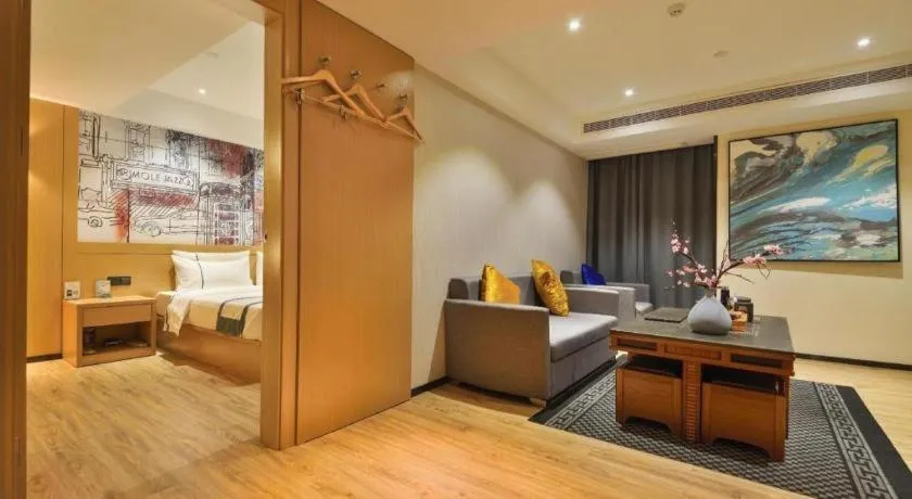 Bed in City Comfort Inn Wuhan Hankou Bei Light Rail Station