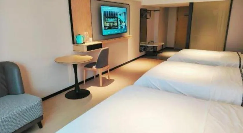 Bed in City Comfort Inn Wuhan Han'Nan Pedestrian Street