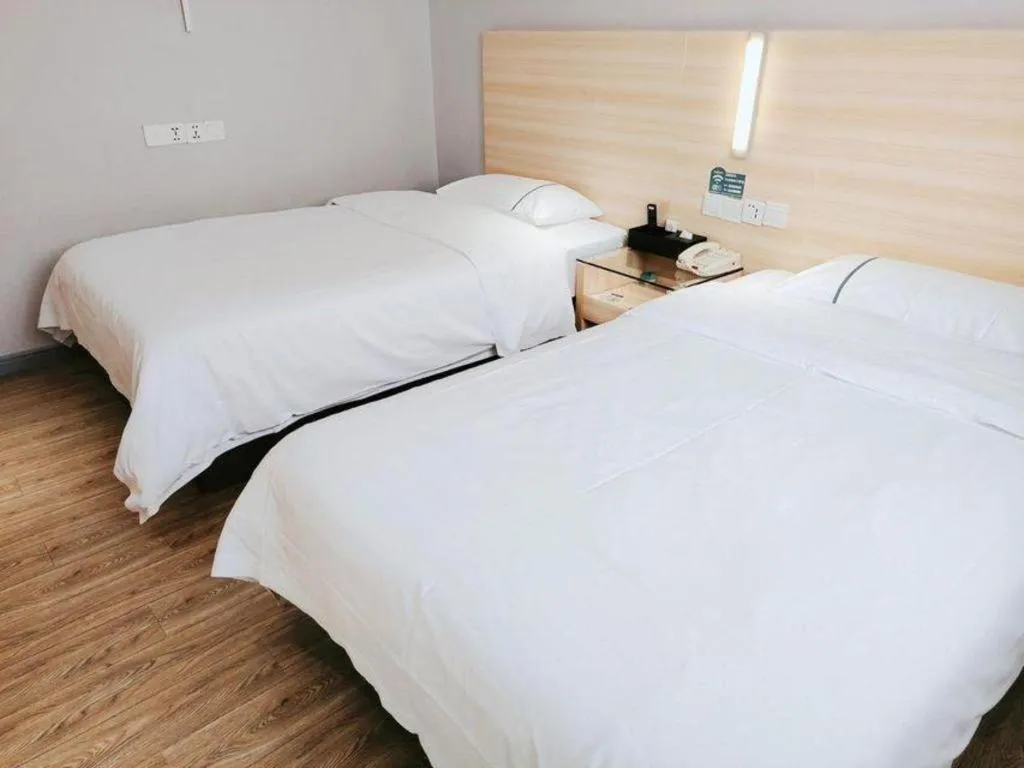 Bed in City Comfort Inn Wuhan Han'Nan Pedestrian Street
