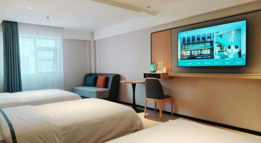 Bed in City Comfort Inn Wuhan Han'Nan Pedestrian Street