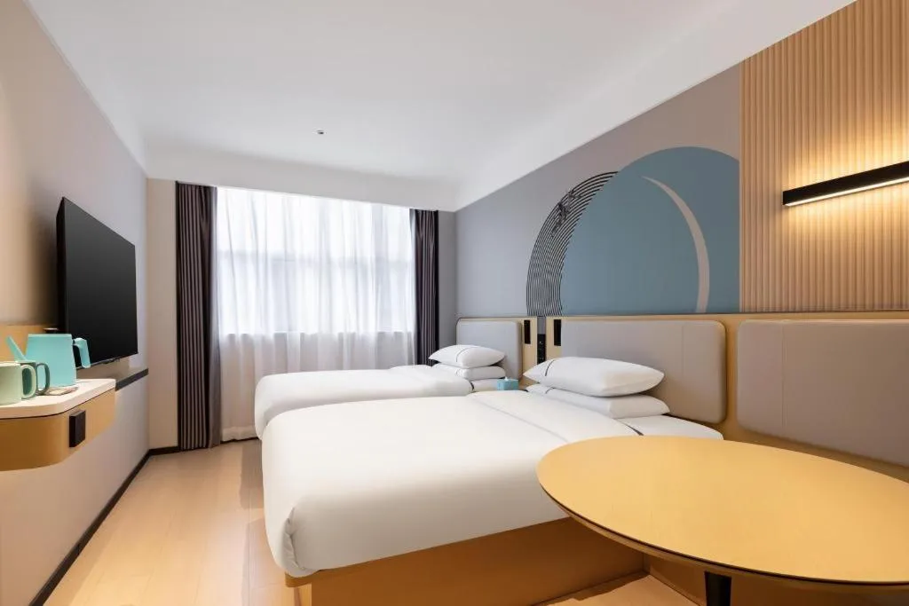 Bed in City Comfort Inn Wuhan Han'Nan Pedestrian Street